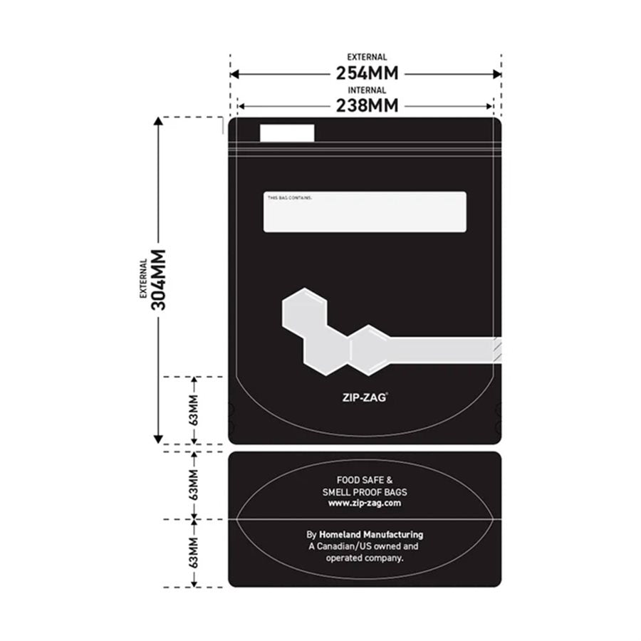 Zip-Zag® Stand-Up Pouch Bags