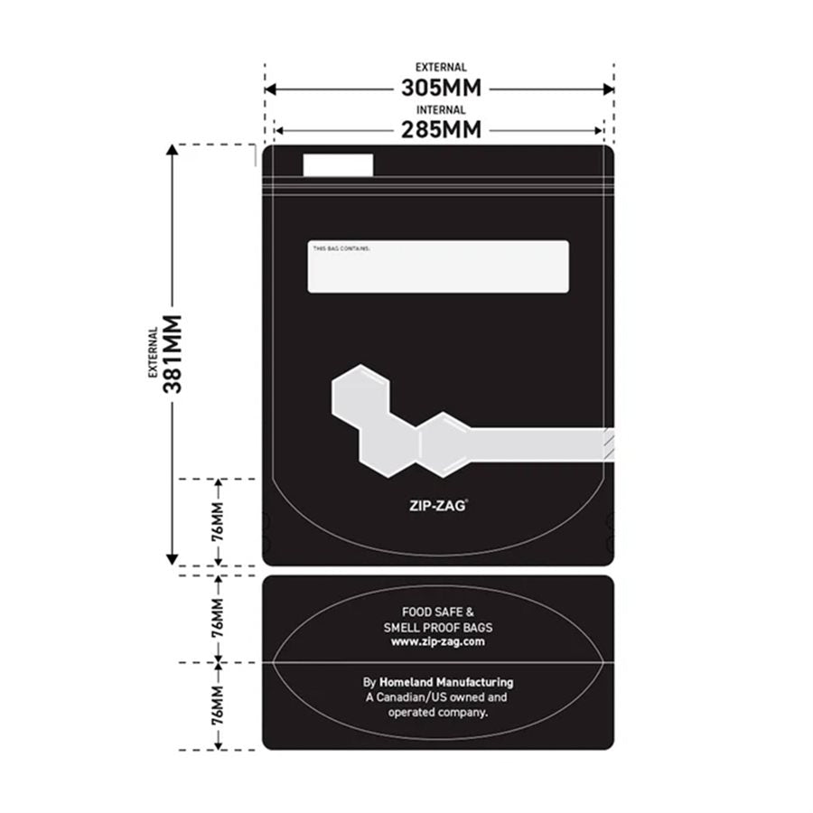 Zip-Zag® Stand-Up Pouch Bags