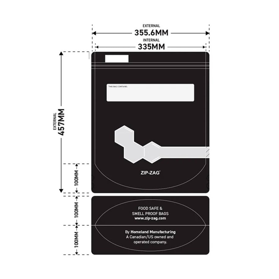 Zip-Zag® Stand-Up Pouch Bags