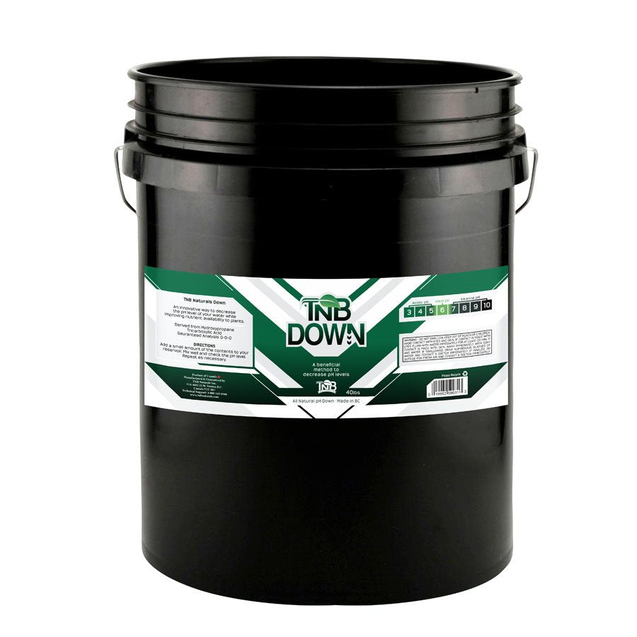 TNB Naturals pH 值上升和下降