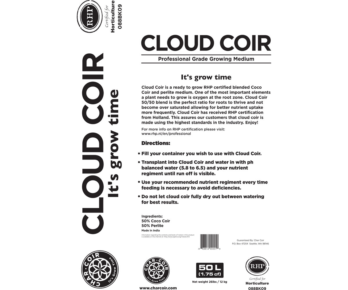 CLOUD COIR 50/50 Perlite/Coco, RHP - 50L (Special Order)
