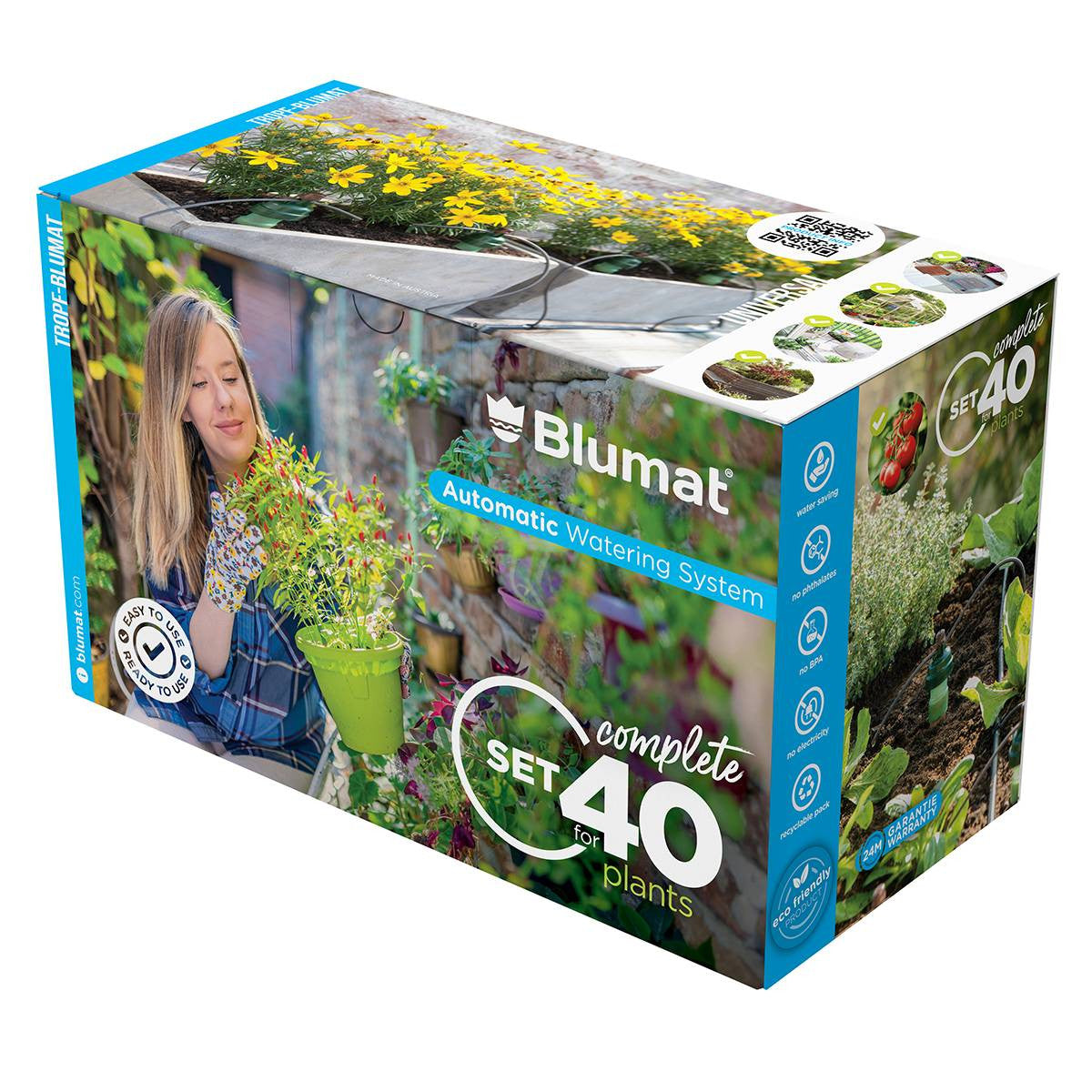 Blumat 甲板和花盆箱套件(Tropf 系统)(自动浇水系统)