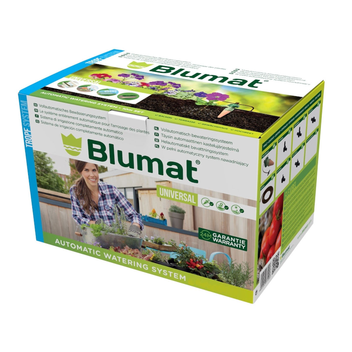 Blumat 甲板和花盆箱套件(Tropf 系统)(自动浇水系统)