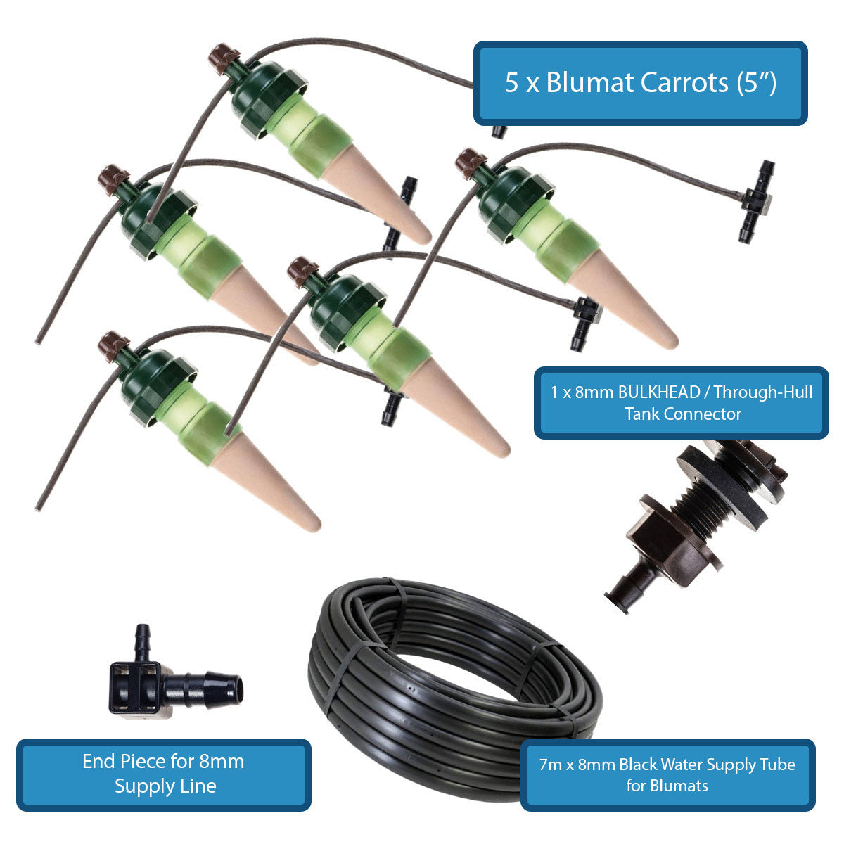 Blumat Deck & Planter Box Kits (Tropf Systems) (Automatic Watering Systems)