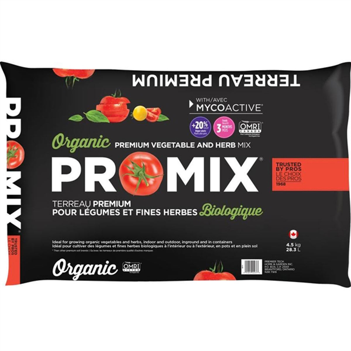 PRO-MIX 有机蔬菜和香草混合物 9L