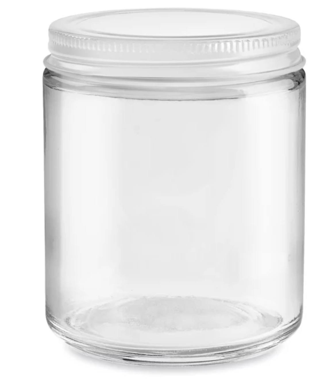 Bocaux en verre à côtés droits