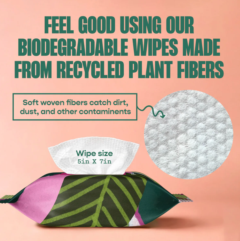 Houseplant Dusting Wipes (80 Sheets)