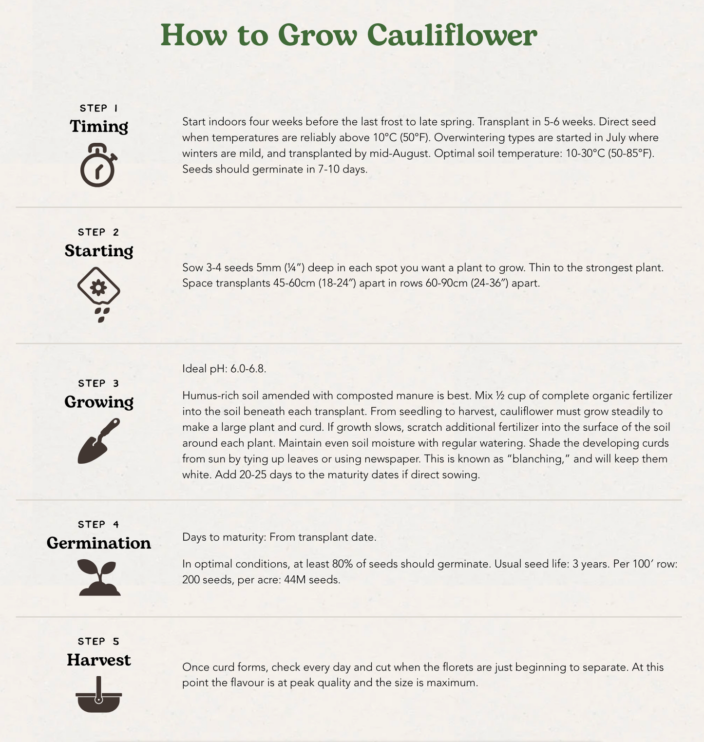 West Coast Seeds (Multi-Colour Blend Cauliflower)