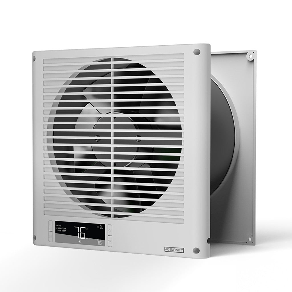 Ventilateur AC Infinity de pièce à pièce, flux d'air à 2 voies, contrôle de la température (8 pouces) (commande spéciale)