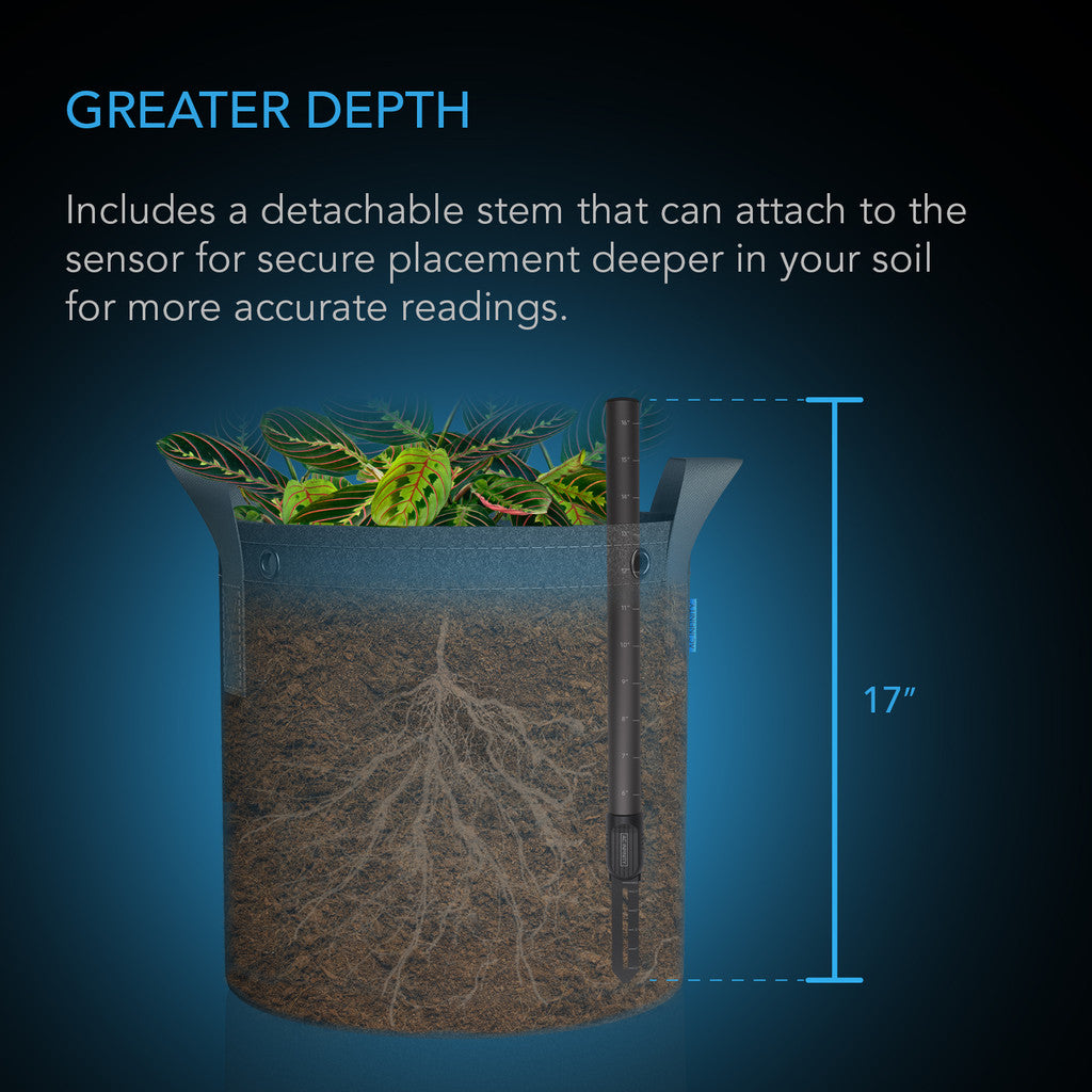 Soil Sensor Probe Exclusively for Controller AI+, Monitors Moisture and Saturation Levels (Special Order)