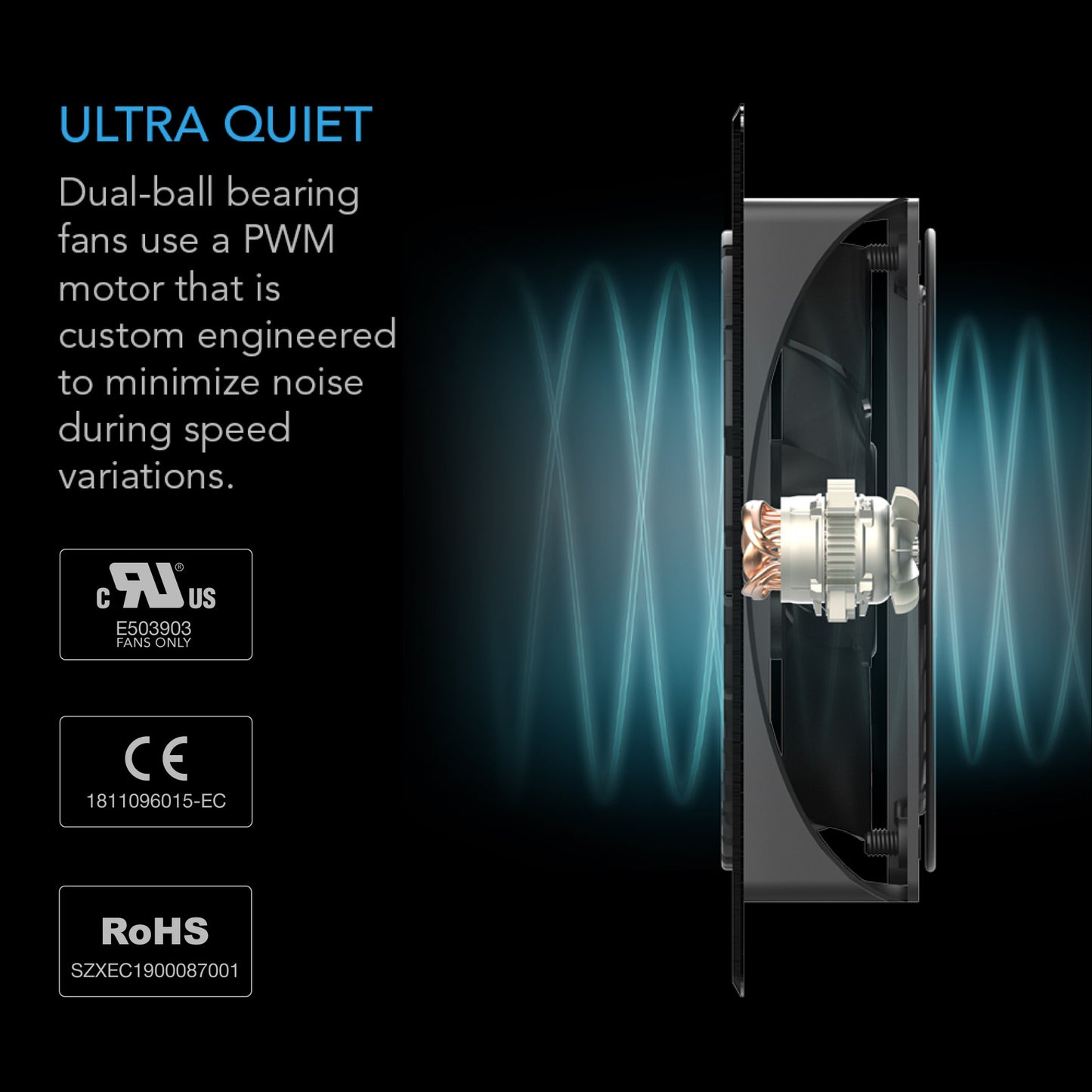 AC Infinity AIRPLATE S-Series, Home Theater & AV Quiet Cabinet Cooling Fan System