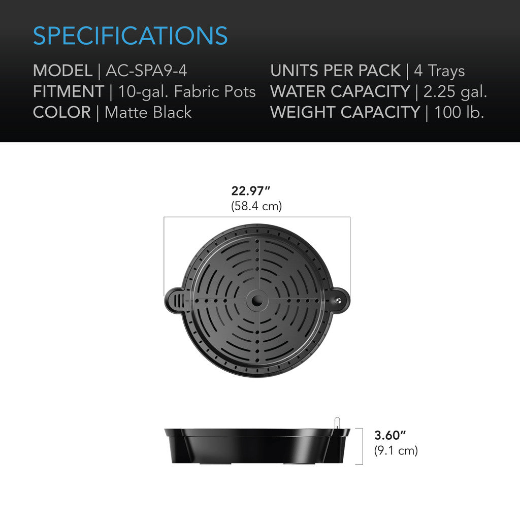 AC Infinity 自动浇水布盆底座