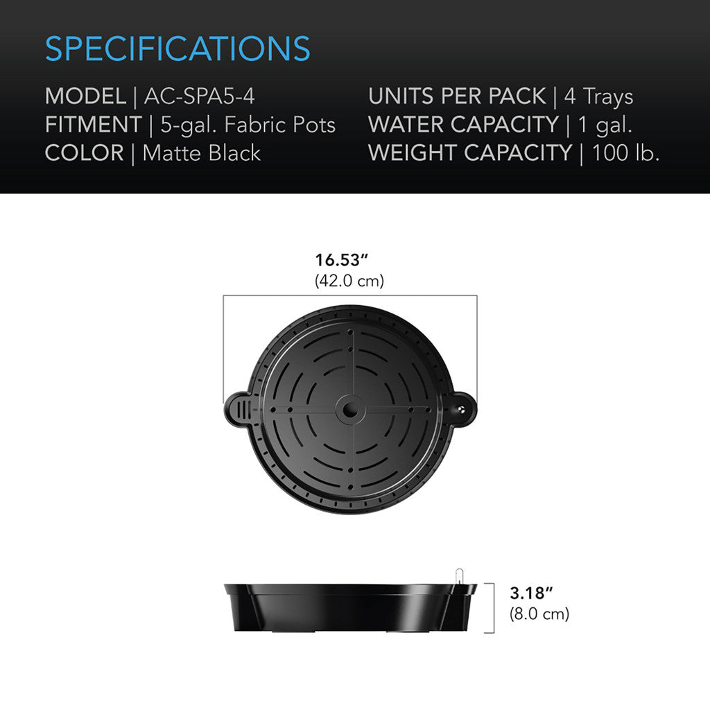 AC Infinity 自动浇水布盆底座