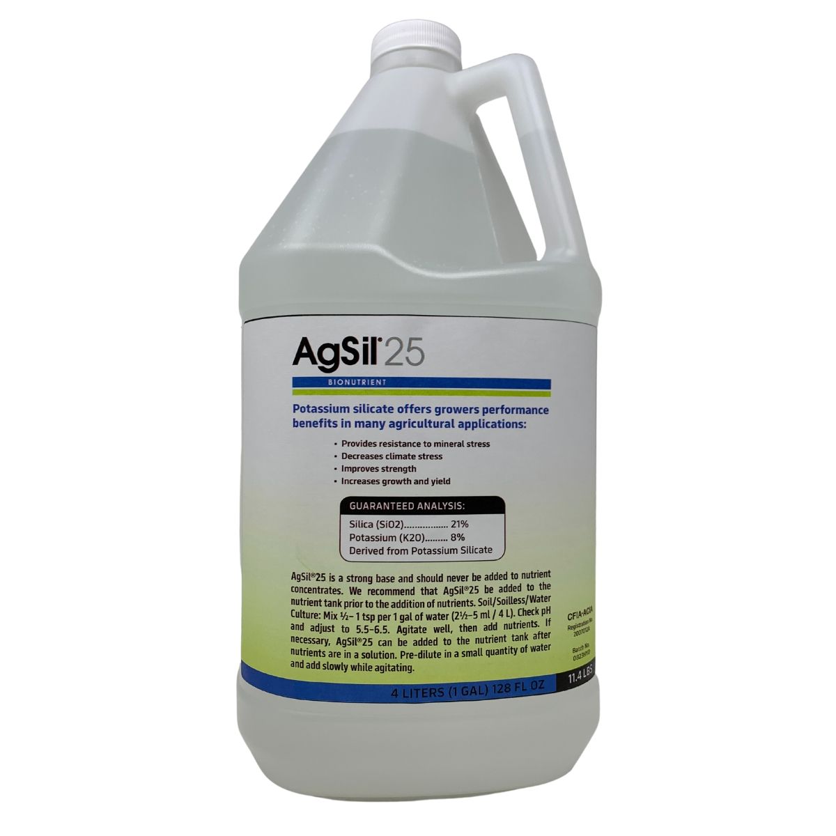 AgSil 25 Potassium Silicate Solution (0-0-8)