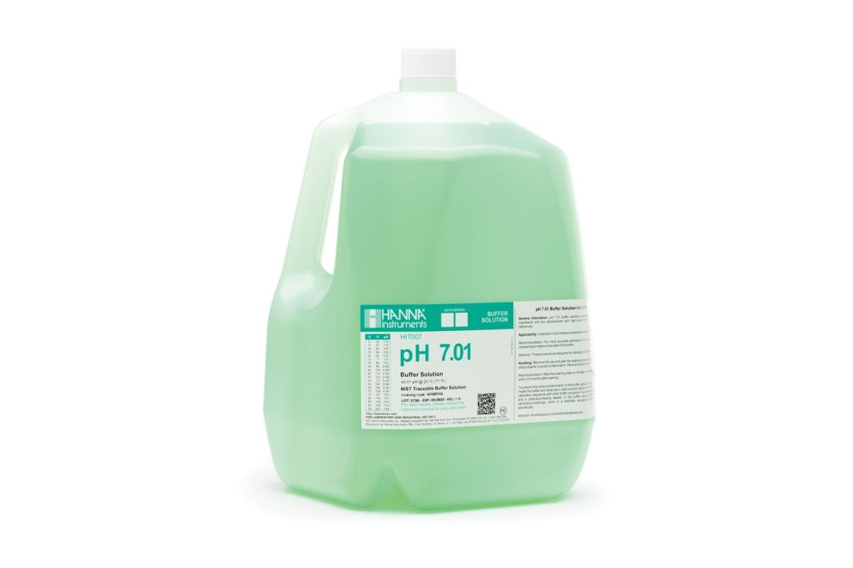Solutions tampons Hanna (pH 4,01 et pH 7,01)