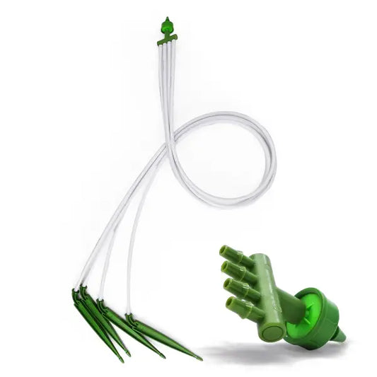 FloraFlex Micro Dripper Stake Assembly (4 Way) (Parallel)
