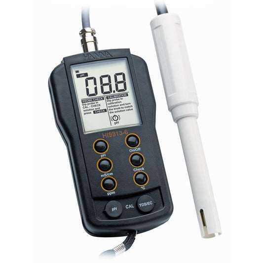Appareil de mesure portable Hanna pH/EC/TDS