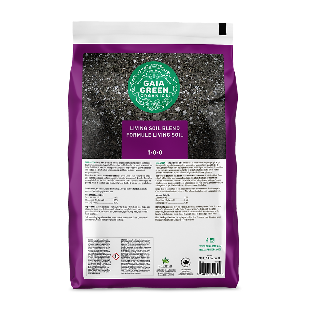 Gaia Green Living Soil 30L (1-0-0)