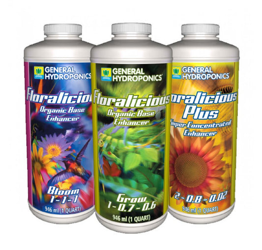General Hydroponics Floralicious Grow, Bloom, Plus (Sale 20% OFF)