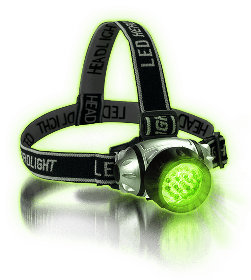 Lampe frontale Hornet verte