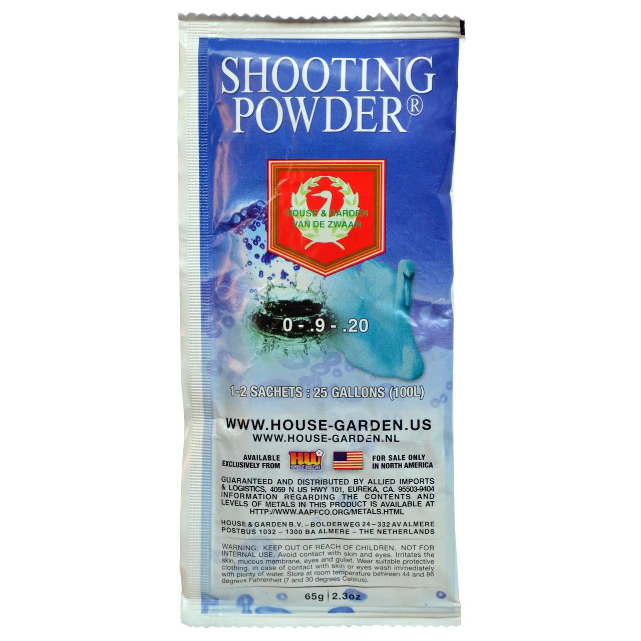 房屋及花园射击粉