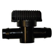 Ball Valve W/ Black Tap