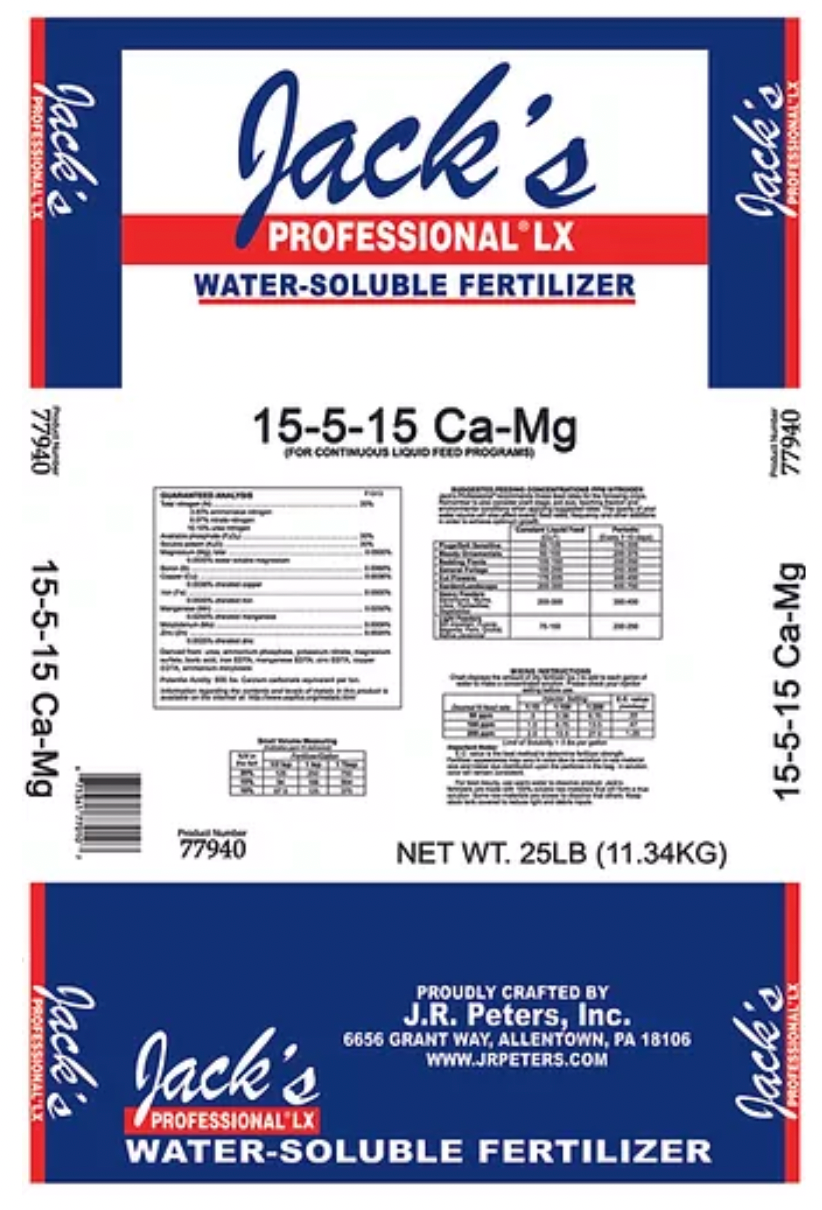 Jacks Professional Cal Mag LX (15-5-15)