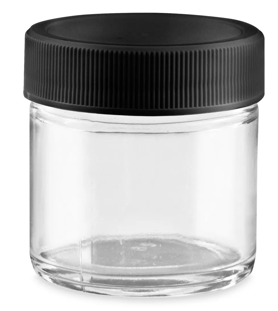 Bocaux en verre à côtés droits