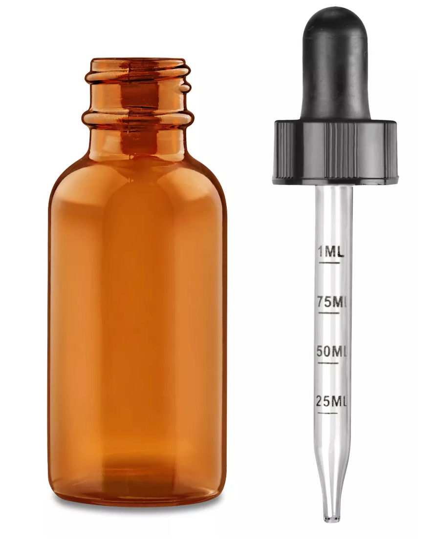Glass Dropper Bottles Amber