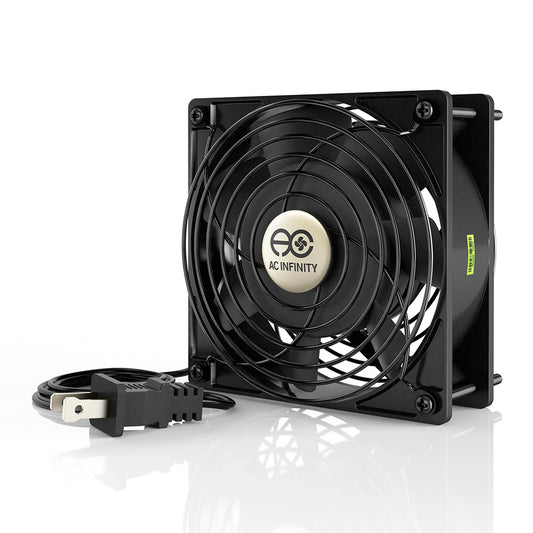 AC Infinity AXIAL 1238 Muffin 120V AC Cooling Fans (4.7 x 4.7 x 1.5")