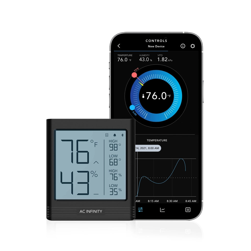 AC Infinity 智能温湿度计(带数据应用程序)
