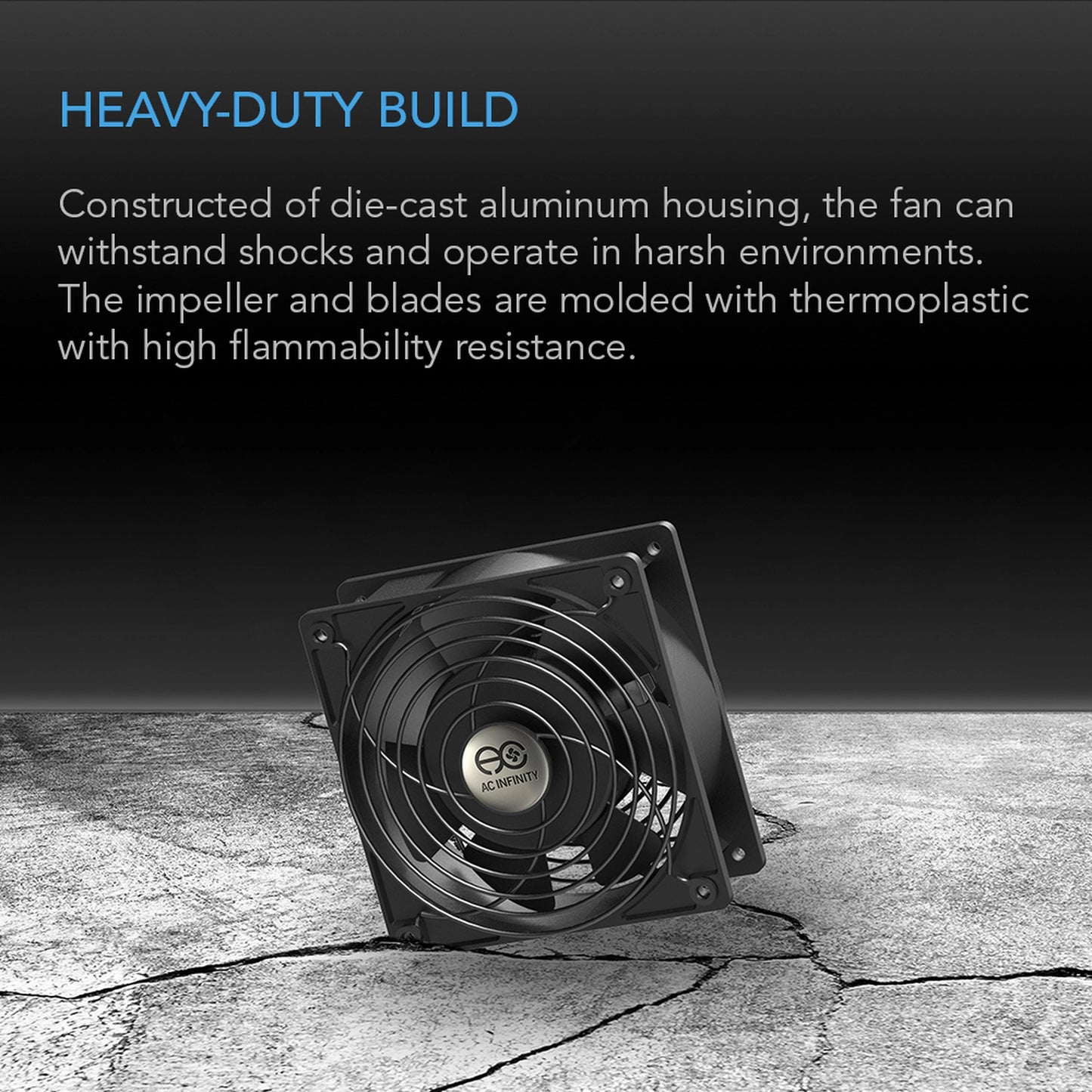 AC Infinity AXIAL 1238 松饼 120V 交流冷却风扇 (4.7 x 4.7 x 1.5")