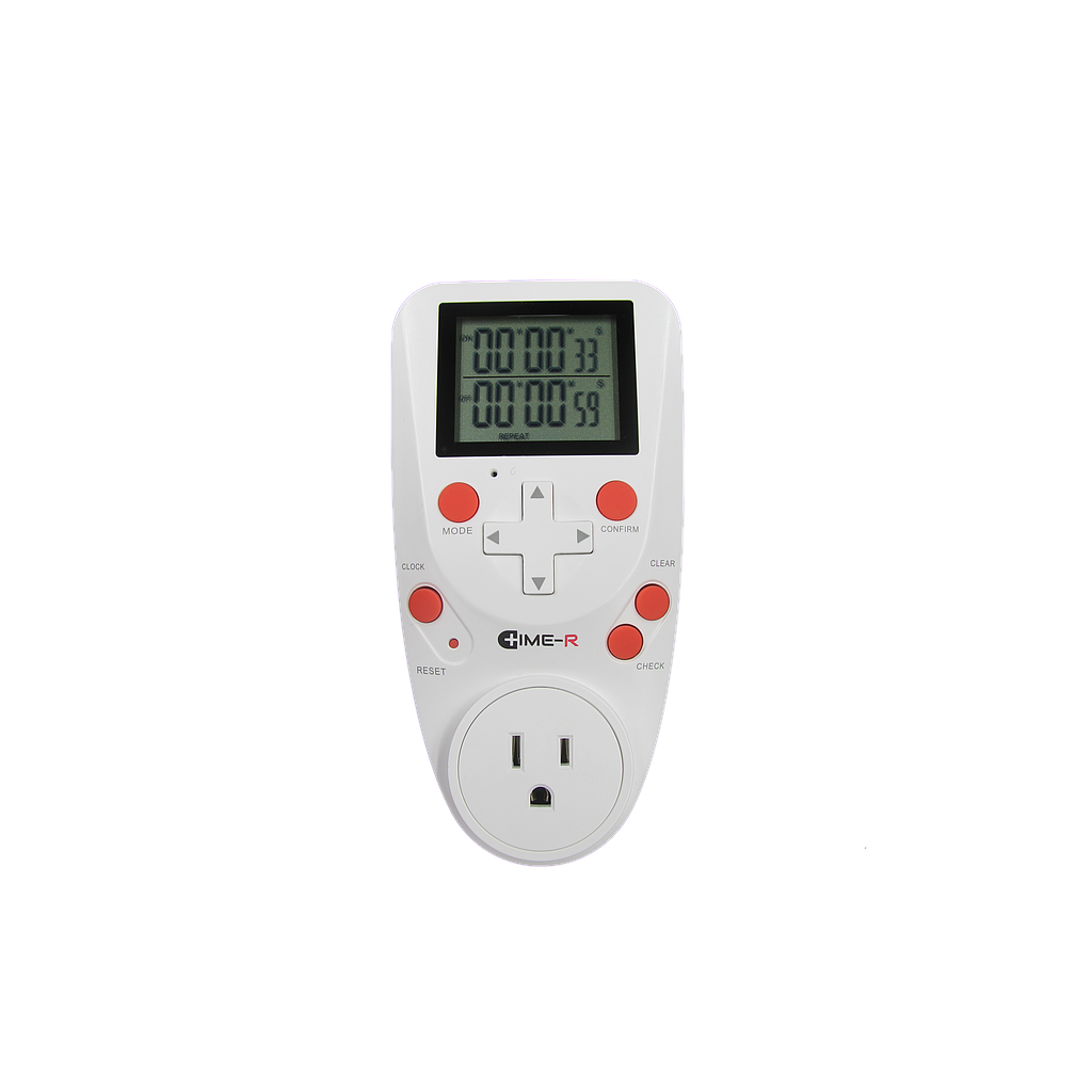 Time-R 数字计时器 - 每天 15 次开/关 - 1 秒 - 99 小时