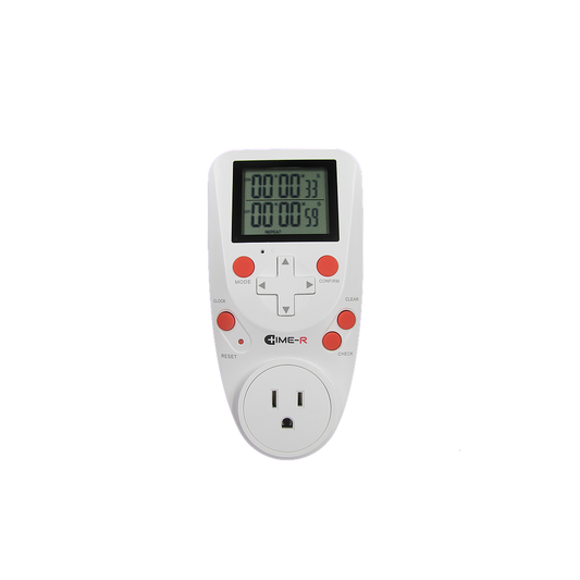 Time-R Digital Timer - 15 On/Off Per Day - 1 Sec - 99 Hrs