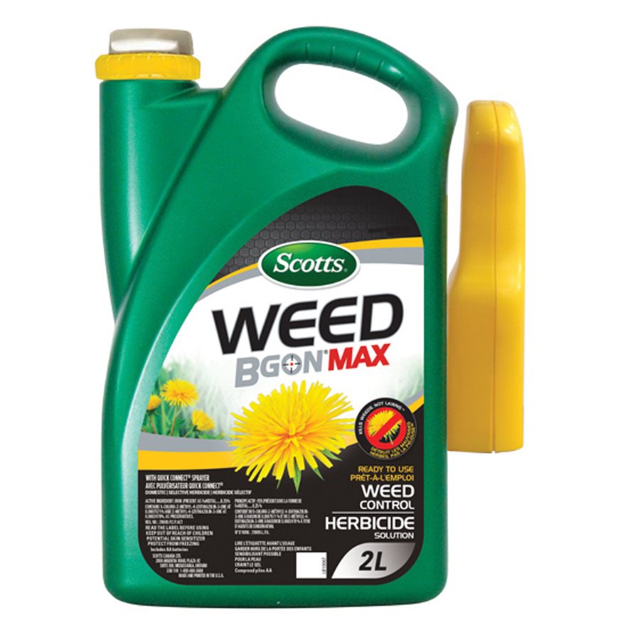 Scotts Weed B Gon Max RTU avec pulvérisateur à connexion rapide 2L