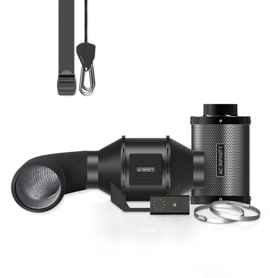 AC Infinity Air Filtration Kits (W/ Fan, Controller, Carbon Filter, & Ducting)