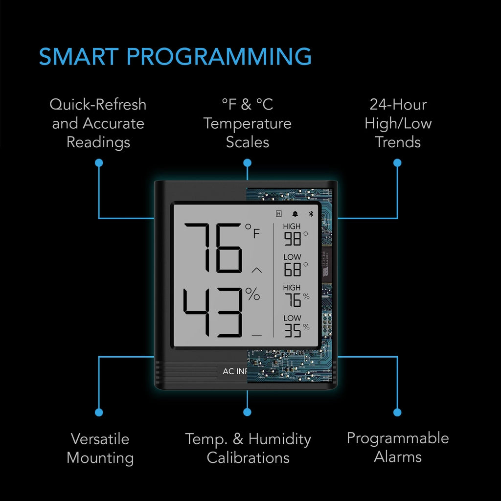 AC Infinity 智能温湿度计(带数据应用程序)