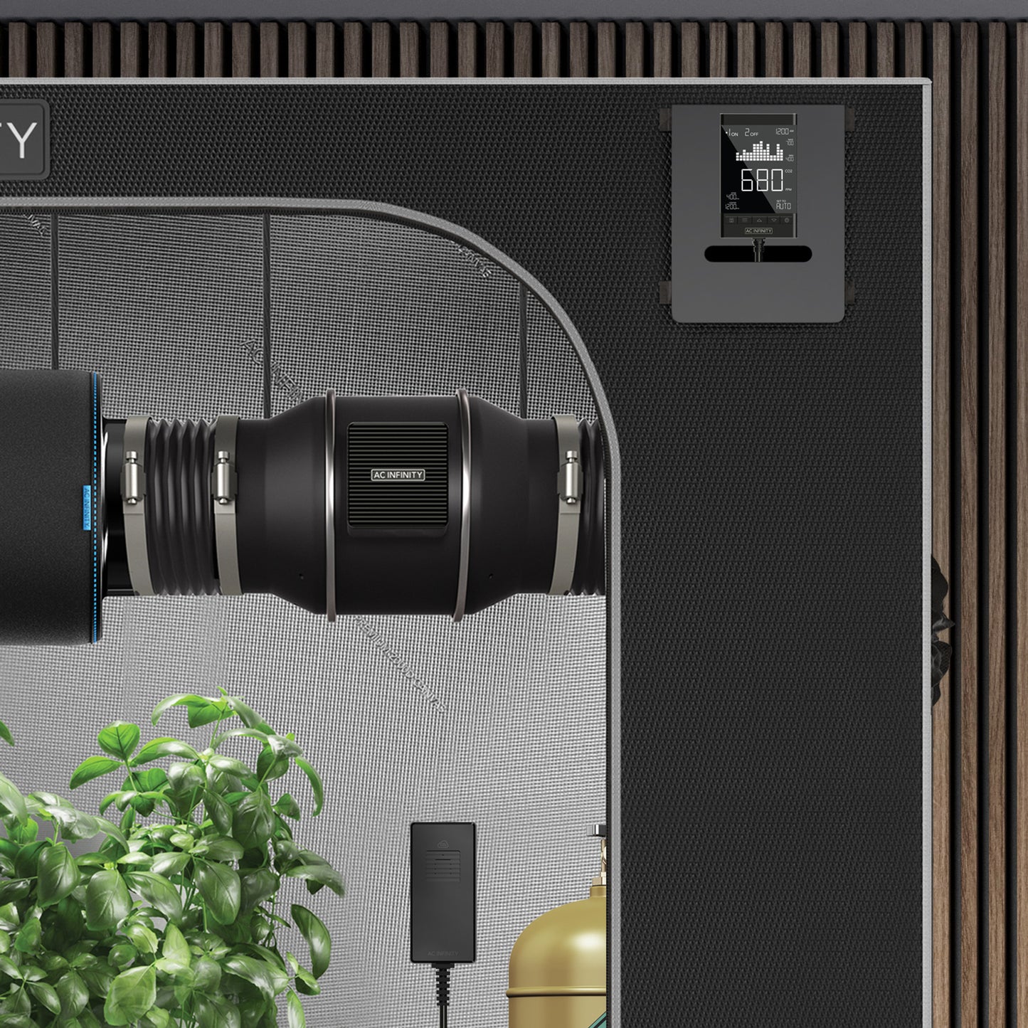 AC Infinity CO2 控制器(适用于 CO2 调节器和内联风扇)