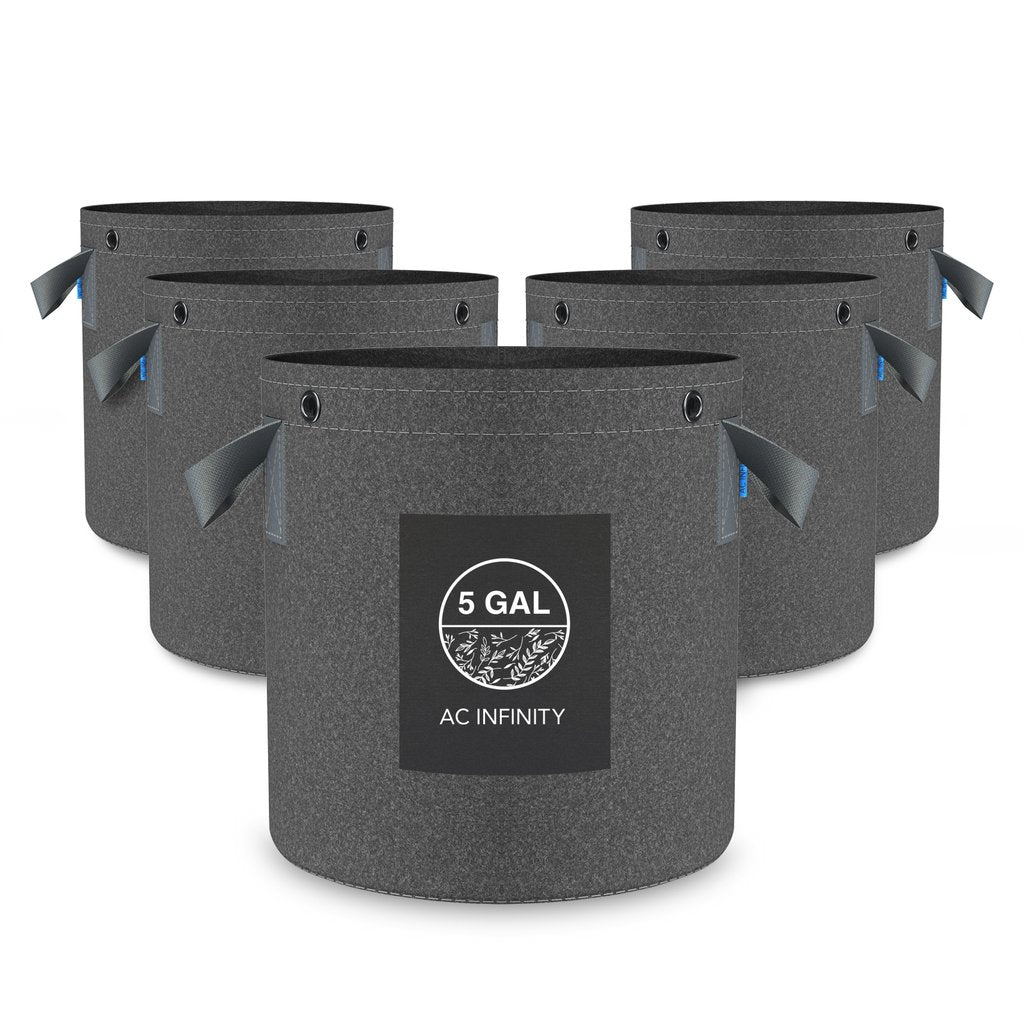 AC Infinity Heavy Duty Fabric Pots (Round w/ Handles)
