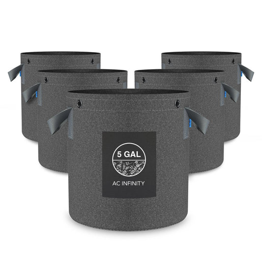AC Infinity Heavy Duty Fabric Pots (Round w/ Handles)