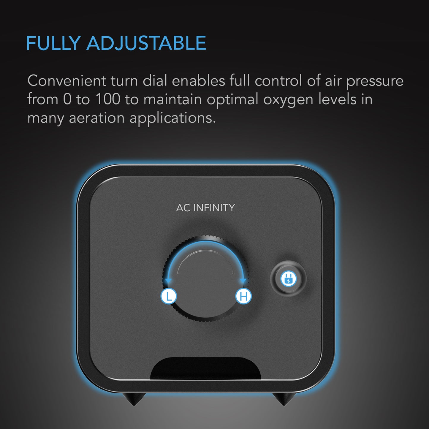 AC Infinity Hydroponic Air Pumps (W/ Air Stone, Tubing, & Check Valve)