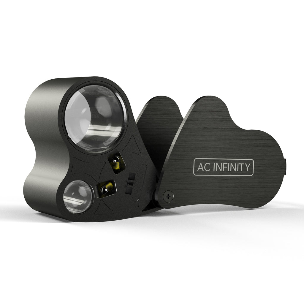 AC Infinity Jewelers Loupe Magnifying Glass w/ LED Light & Dual Lenses