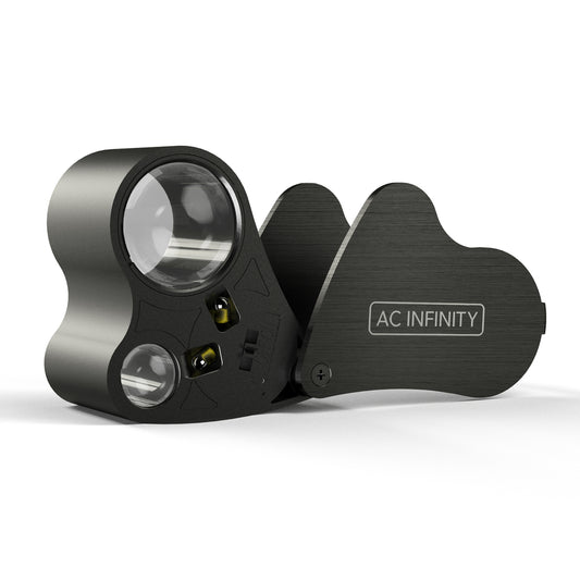 AC Infinity Jewelers Loupe Loupe avec lumière LED et double lentilles