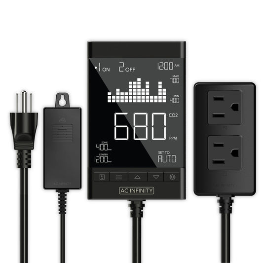 Contrôleur de CO2 AC Infinity (pour régulateurs de CO2 et ventilateurs en ligne)