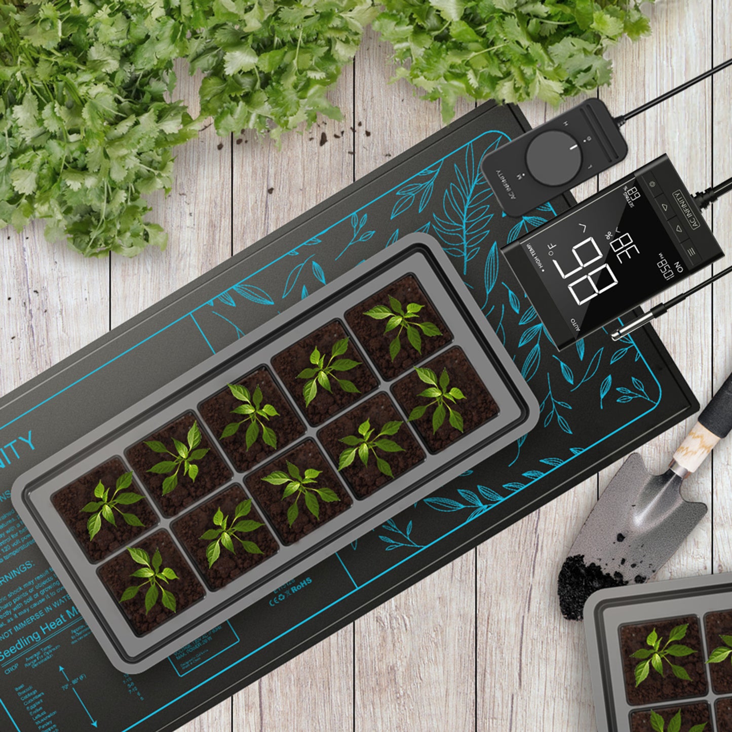 AC Infinity SUNCORE Seedling Heat Mats (w/ Controller) (T Series)