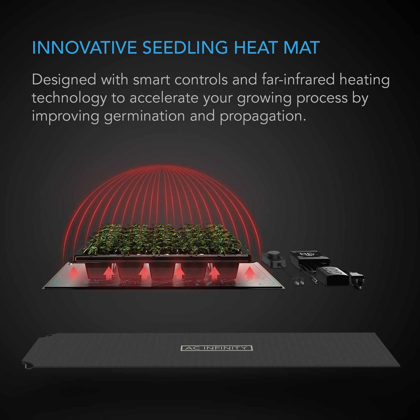 AC Infinity SUNCORE Seedling Heat Mats (w/ Controller) (T Series)