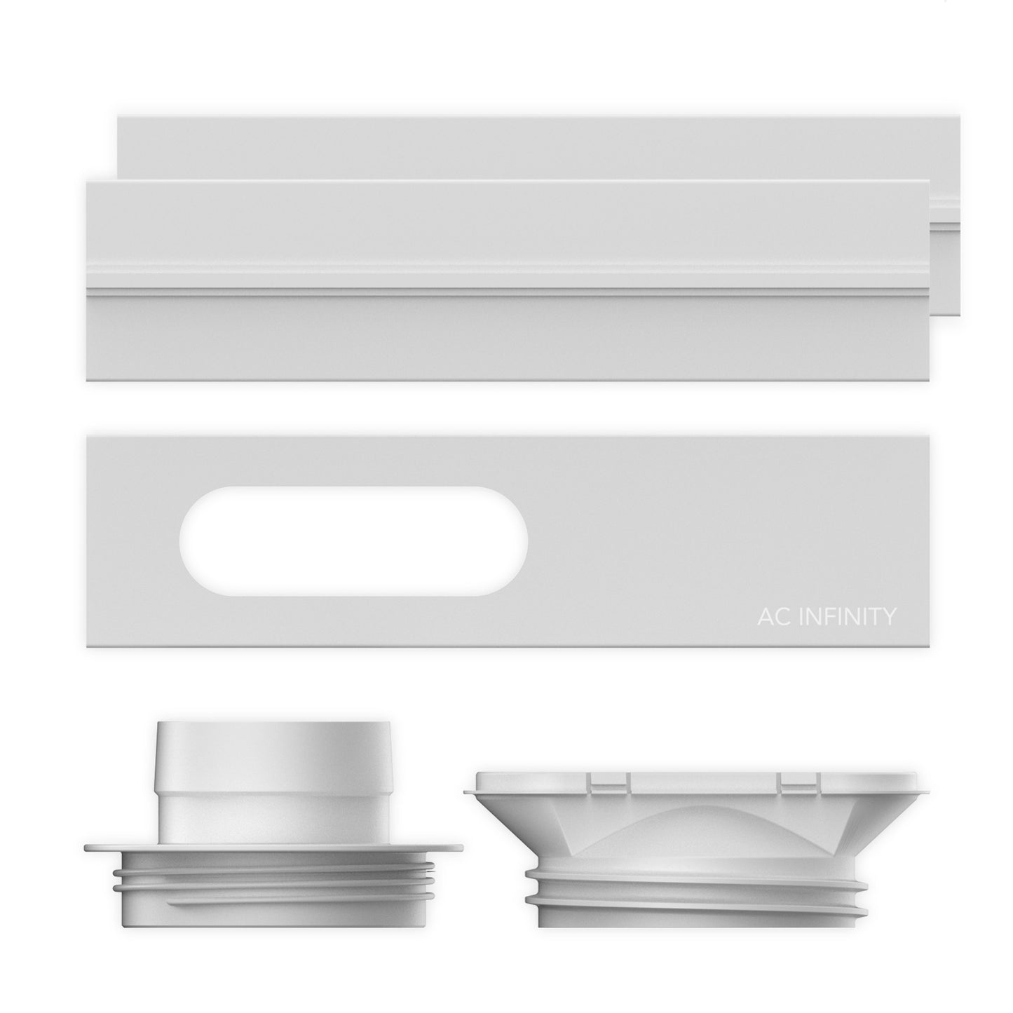 Kit de conduit de fenêtre AC Infinity (port de ventilation réglable)