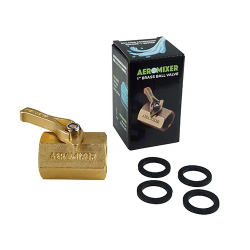 Aeromixer 1" Ball Valve (For Aeromixer Hose)