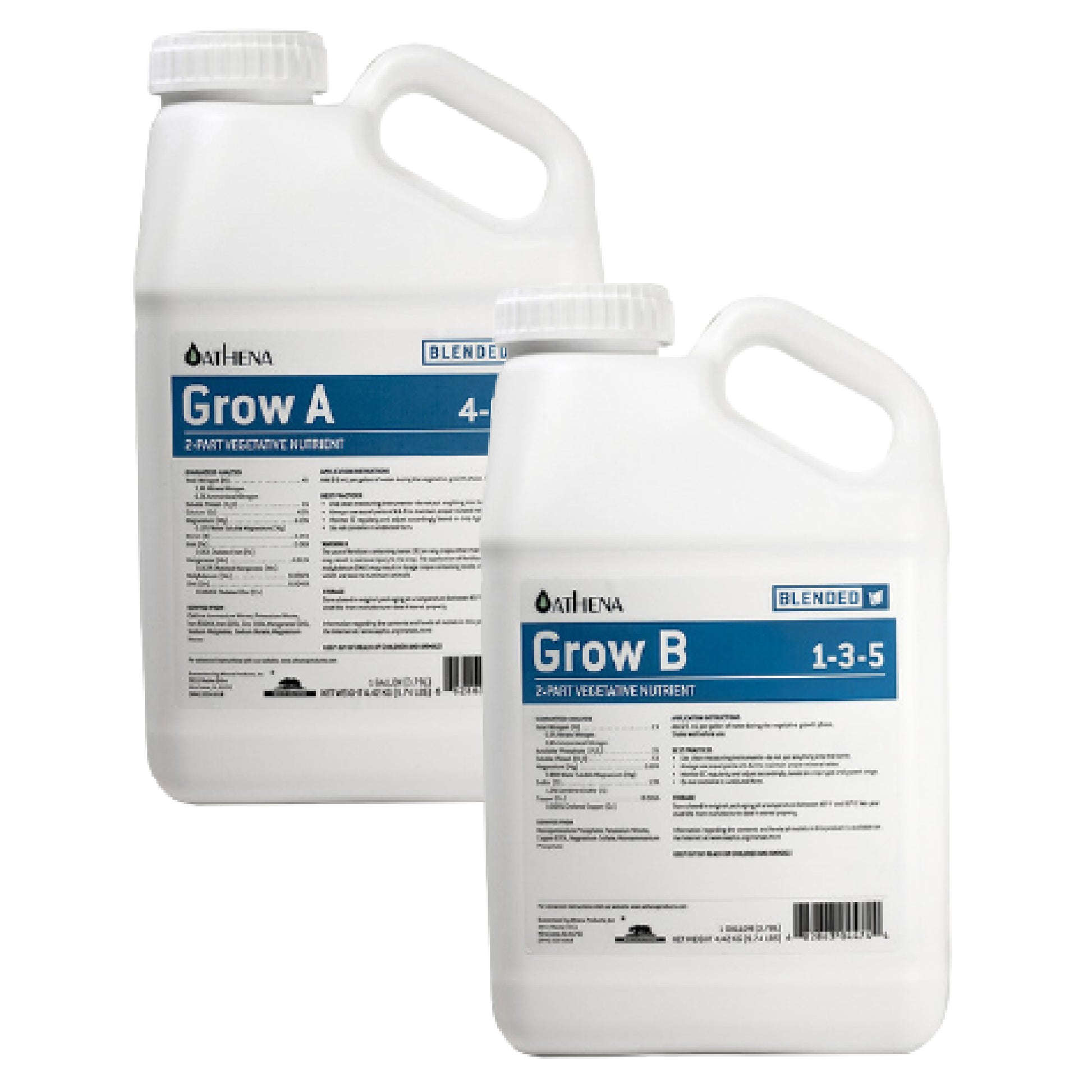 Athena Nutrient Blended Grow Part A & B 4 Litre Bundle