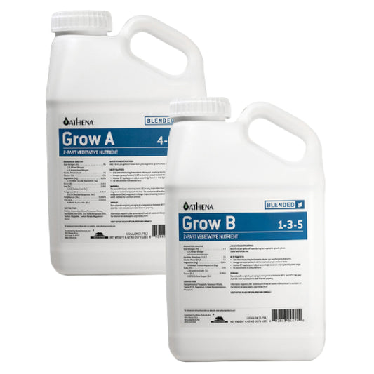 Athena Nutrient Blended Grow Part A & B 4 Litre Bundle